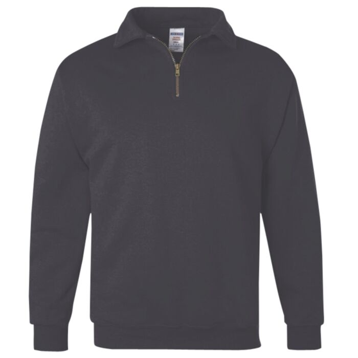Unisex Nublend® Cadet Collar Quarter-Zip Sweatshirt Thumbnail